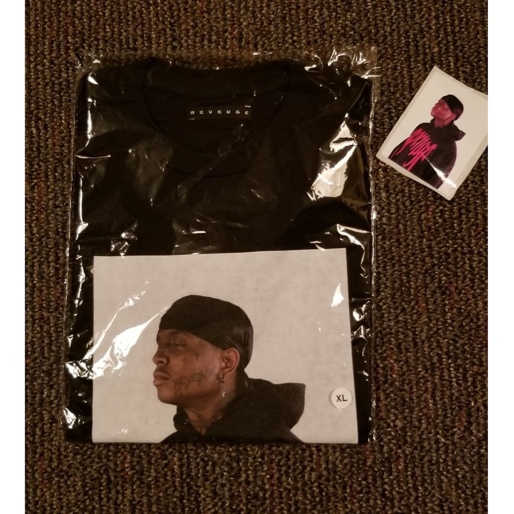 Revenge x Ski Mask Slump God - Photo Tee: Black XL